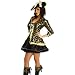 Piraten-Kost�m schwarz/gold, Gr��e:M