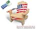 Lohasrus Kids Indoor / Outdoor Chair 20131-Passed Safety Standards ASTM F963-07, Dual Non-toxic Clear Painted Fir, for ages 2 to 6, Free Drawing Book