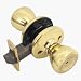 Kwikset 300T3CPAL Tylo Bedroom/Bath Privacy Knobset Polished Brass