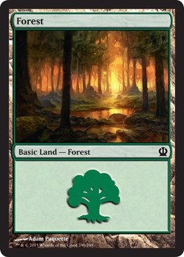 Magic: the Gathering - Forest (248/249) - Theros - Foil