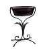 13.5" H Wrought Iron Bowl Stand