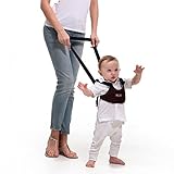 ベビーゴー 赤ちゃんの歩行補助具 ベビー歩行アシスタント 歩き始めの歩行器 ベビー歩行補助ベルトコーヒー色