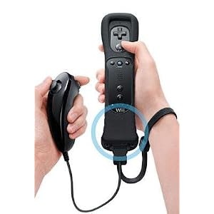 Nintendo Wii Black Remote and Nunchuk Combo Pack