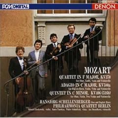 【クリックで詳細表示】モーツァルト：オーボエ四重奏曲