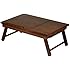 Winsome Wood Alden Lap Desk, Flip Top with Drawer, Foldable Legs