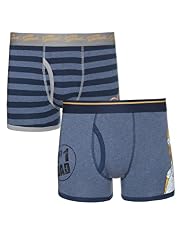 2 Pack Stretch Cotton The Simpsons Trunks