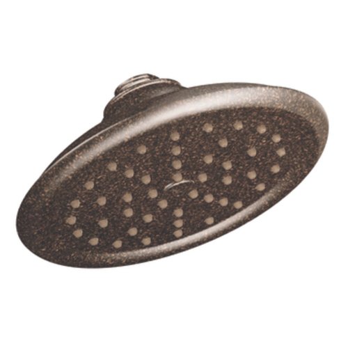 Moen S6310EPORB Showering Accessories-Premium One-Function 7-Inch Diameter Eco-Performance Rainshower Showerhead, Oil Rubbed Bronze