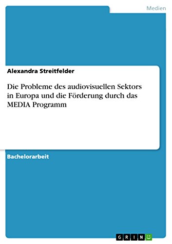 Die Probleme des audiovisuellen Sektors in Europa und die Förderung durch das MEDIA Programm (German Edition)