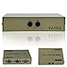 HDE 2-Port VGA/SVGA Manual Switch Sharing Switcher Selector Box for LCD TV PC Monitor Video