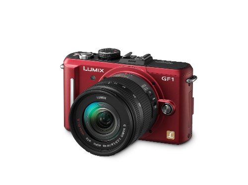 Panasonic Lumix DMC GF1 Systemkamera (12 Megapixel, 7,6 cm Display, HD Video, LiveView, Bildstabilisator) inkl. 14 45mm Objektiv rot panasonic Panasonic Lumix DMC GF1 Systemkamera (12 Megapixel, 7,6 cm Display, HD Video, LiveView, Bildstabilisator) inkl. 14 45mm Objektiv rot Systemkamera
