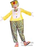 Child's Hooped Baggy Clown Costume (Size:LG 11-14)