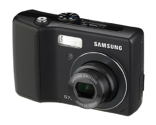 Samsung S750 Digitalkamera (7 Megapixel, 3-fach opt. Zoom, 6,4 cm (2,5 Zoll) Display) schwarz