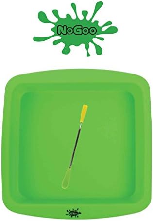 NoGoo Silicone dish and scraper bundle