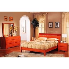 Apollo Queen or King Size Platform Bed Apollo Bedroom Collection
