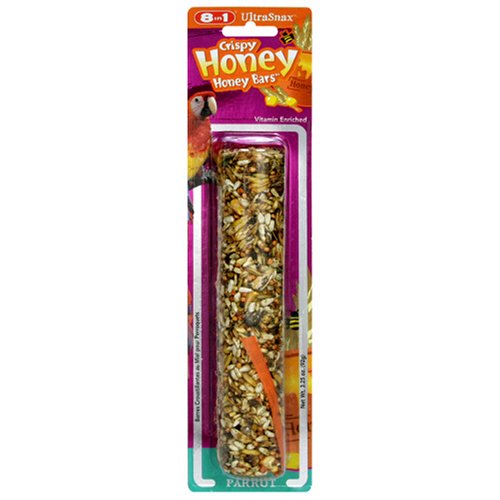 8in1 Parrot Crispy Honeybar, 3.25-Ounce