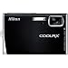Nikon Coolpix S52 9MP Digital Camera Zoom with 3x Optical Vibration Reduction Zoom (Midnight Black)