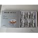 12pc - 6 Glass & Stainless Steel Holders Iced Irish Coffee Mugs with 6 Coctail Spoons