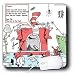 All Products : Rich Diesslins Funny Christmas Cartoons - The Cat in the Hat Helps Santa - Mouse Pads