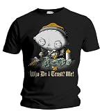 Mens Family Guy Trust Black Mens T-shirt Black