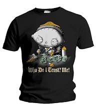Men's Family Guy Trust Black Men's T-shirt Black