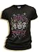 Junk Food Girl Power Vintage Black Juniors T-shirt Tee