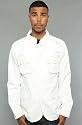 Hot Air The Chateau Flight Twill Jacket in White,Jackets for Men