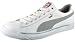 PUMA Benny Mens Leather Vintage Inspired Retro Athletic Classic Sneaker Shoes White Gray
