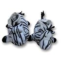 Infant Baby Black and White Animal Rattle Slipper Size 0-6 Months