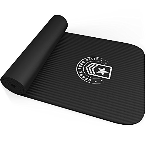 Exercise Mat - SALE NOW ON - Premium Quality NBR Gym Mat - Soft Memory Foam, Cushioned Over 10mm Thick + Lightweight With Handy Shoulder Strap - Full 100% Money Back Satisfaction Guarantee Exercise Mat - SALE NOW ON - Premium Quality NBR Gym Mat - Soft Memory Foam, Cushioned Over 10mm Thick + Lightweight With Handy Shoulder Strap - Full 100% Money Back Satisfaction Guarantee