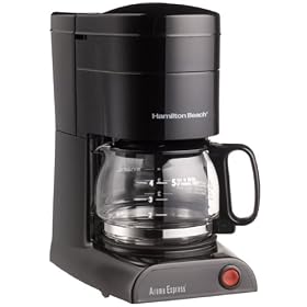 Hamilton Beach 48134 Aroma Express 5-Cup Coffeemaker, Black by Hamilton Beach