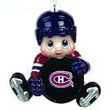 Pack of 3 NHL Montreal Canadiens Little Guy Hockey Player Christmas Ornaments 3"