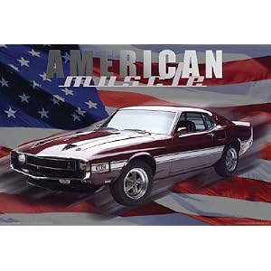 Mustang GT350, Automobiles & Cars Wall Poster Print, 36x24