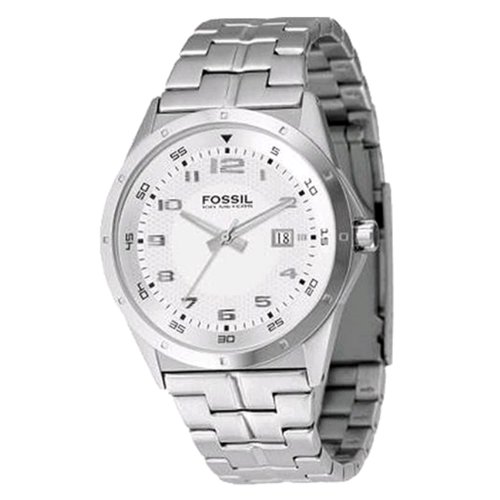 Fossil Mens AM4102 Stainless Dial Watch