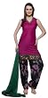 Trishaa Women's Sleevless Kurta & Contrast Patiyala salwaar Set