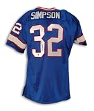 OJ Simpson Autographed/Hand Signed Buffalo Bills Blue Throwback Jersey