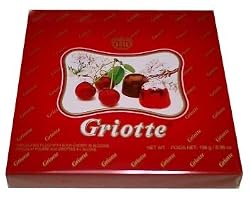 Griotte, Chocolates Filled with Sour Cherry in alcohol (kras) 198g