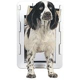 Large Quick-Fit Pet Door , For Pets Up To 100 Lbs. (White, 10 1/2 x 14 in. Flap Opening)