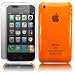 Iphone 3G 3GS Orange Slim Fit Shield Case with Screen Protector