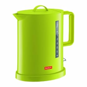 Bodum 5500-565US Ibis Cordless Electric 57-Ounce Water Kettle, GreenBodum Ibis Cordless Electric 57-Ounce Water Kettle with Concealed Element