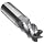 Melin Tool CCMG Solid Carbide Square Nose End Mill, General Purpose, Uncoated (Bright) Finish, Single Cut, 4 Flutes, Center Cutting