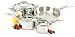 J.A. Henckels International Classic Clad 7-Piece Cookware Set