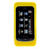 Yellow Rubber Silicone Skin Cover Case for AT&T LG Xenon GR500 Cell Phone