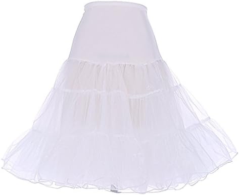 Coco Dress Women's Vintage Rockabilly Petticoat Skirt Tutu 1950s Underskirt Size 12 Lvory