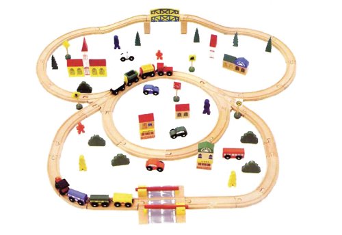 EK Servicegroup 810198 - Fun Company Holz-Eisenbahn-Set Preisvergleich