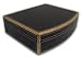 Elegant Dark Brown Jewelry Box With Mirror