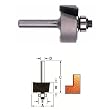 Milwaukee 1-1/4" x 2-1/4" x 1/2 Shank Rabbeting Router Bit - 48-23-6441