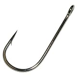Gamakatsu Nickel Open Eye Siwash Hook, 100 Pack