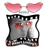  : Adult's Heart Frame Costume Glasses