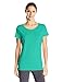 Hanes Women's Short Sleeve Pocket Tee, Breezy Green, Large