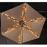 CELEBRATIONS LIGHTING 87050-73 UMBRELLA LIGHT SET WITH 72 MINI CLEAR LIGHTS